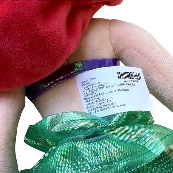 Disney Ariel Little Mermaid 20” Soft Stuffed Plush Doll Ringling Barnum Bailey - Picture 6 of 7
